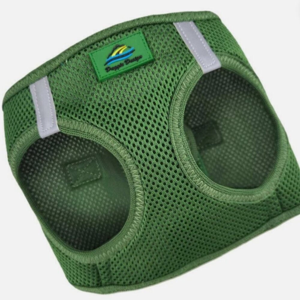 NWT DOGGIE DESIGN AMERICAN RIVER CHOKE FREE Dog HARNESS GREEN XXS